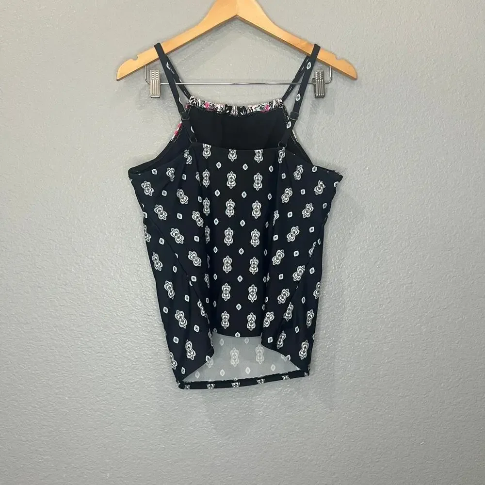 Island escape underwire tankini top